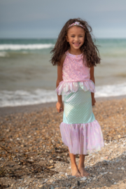 Pink misty mermaid jurkje