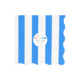 Meri Meri Beach striped large servetten