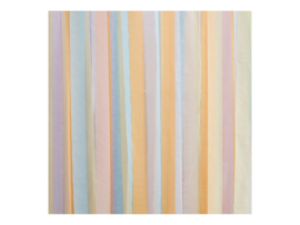 Pastel streamer backdrop