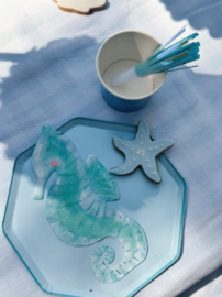 Meri Meri summer sky blue bordjes