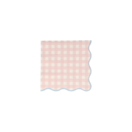 Meri Meri Gingham servetten 20 stuks
