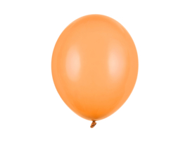 Pastel fel oranje 6 stuks