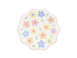 Meri Meri happy flowers bordje