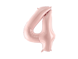 Party Deco roze cijfer 72 cm (altijd op voorraad)