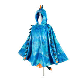 Blauwe draak cape