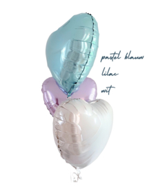 Pastel blauwe ster