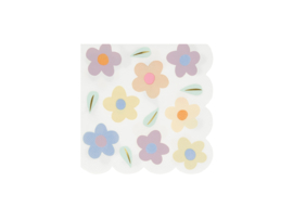 Meri Meri happy flower servetten
