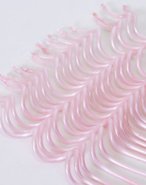 Meri Meri swirly pink kaarsjes