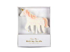 Meri Meri unicorn kaarsje