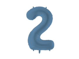 Party Deco navy cijfer 86 cm ( altijd op voorraad)