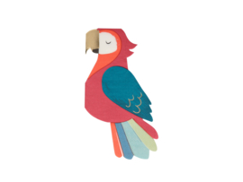 Meri Meri parrot servetten