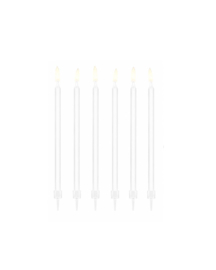 Party Deco witte kaarsjes
