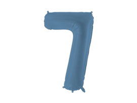 Party Deco navy cijfer 86 cm ( altijd op voorraad)