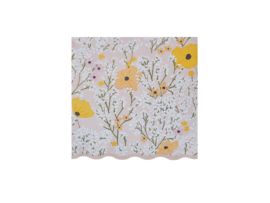 Floral servetten