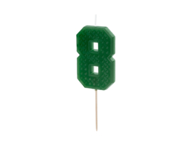8 block kaarsje