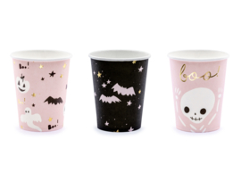 Pink spooky bekertjes