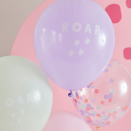 Pink roar setje 5 stuks
