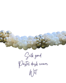 Pastel dusk cream 6 stuks