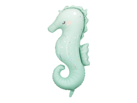 Party Deco Mint zeepaardje met zilver details