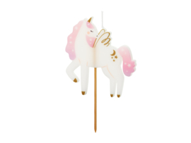 Unicorn kaarsje