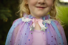 Rainbow unicorn cape & haarbandje