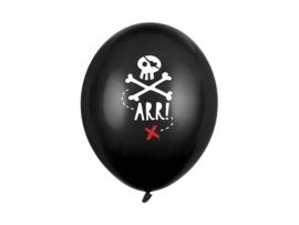 Party Deco Piraten ballon 6 stuks