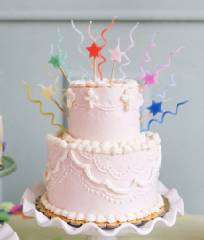 Meri Meri swirly pastel kaarsjes