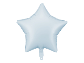 Party Deco ster blauw mat