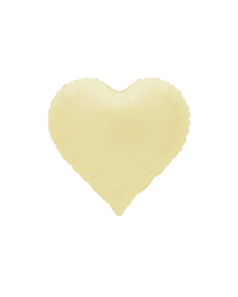 Butter Yellow mat hartje