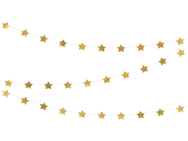 Gouden sterretjes slinger