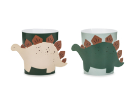 Party deco dino beker sleeves