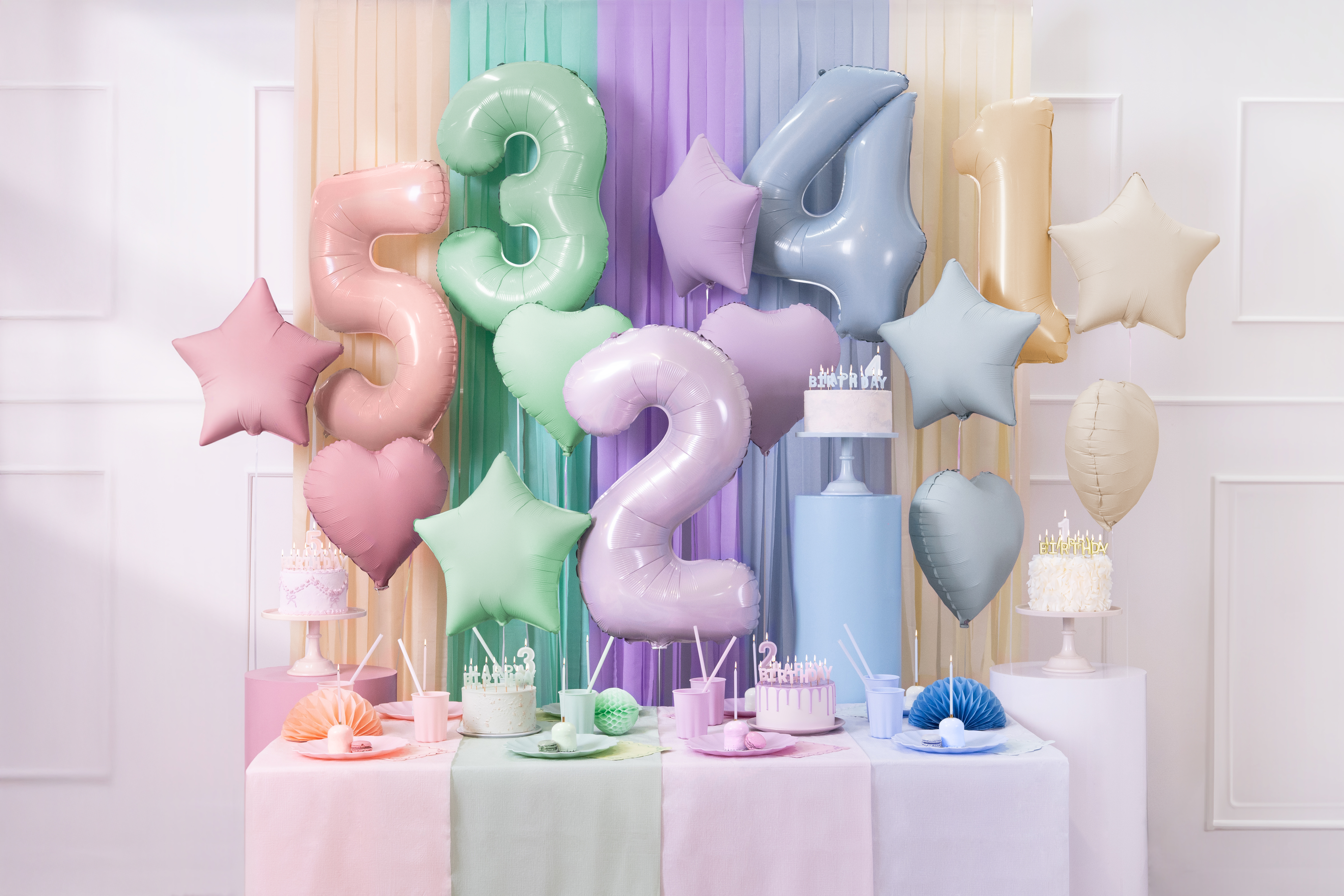 Party Deco ster mat beige