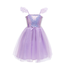 Lila Sequin prinsessen jurkje