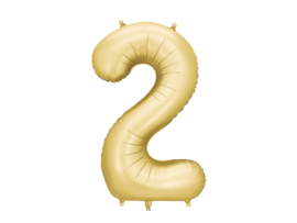 Party Deco goud satin 86 cm ( altijd op voorraad)