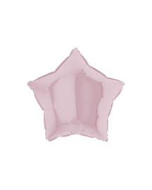 Pastel pink mat sterretje