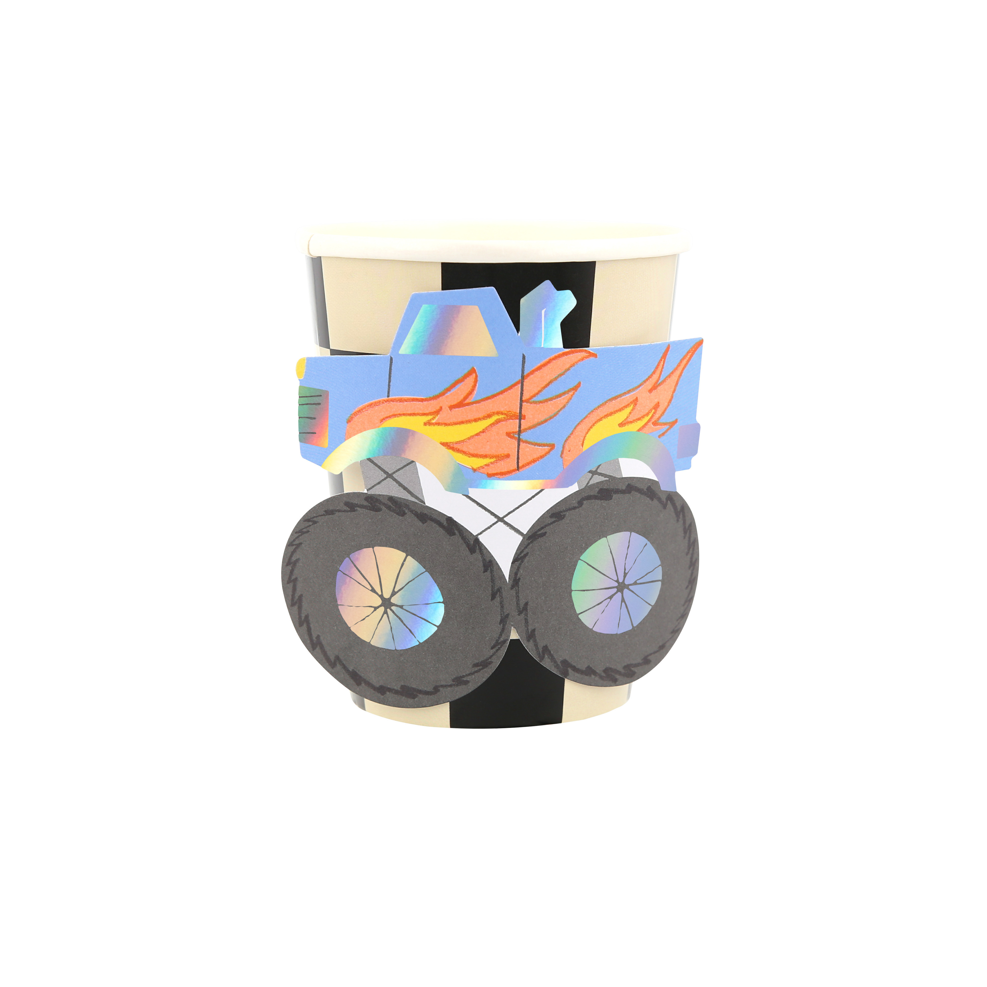 Meri Meri Monster truck party bekertjes