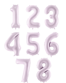 Party Deco lila cijfer 72 cm (altijd op voorraad)