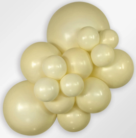 Pastel geel 6 stuks
