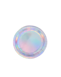 Shiny zilver bordje