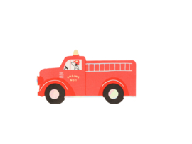 Meri Meri fire truck Meri Meri fire truck servetten