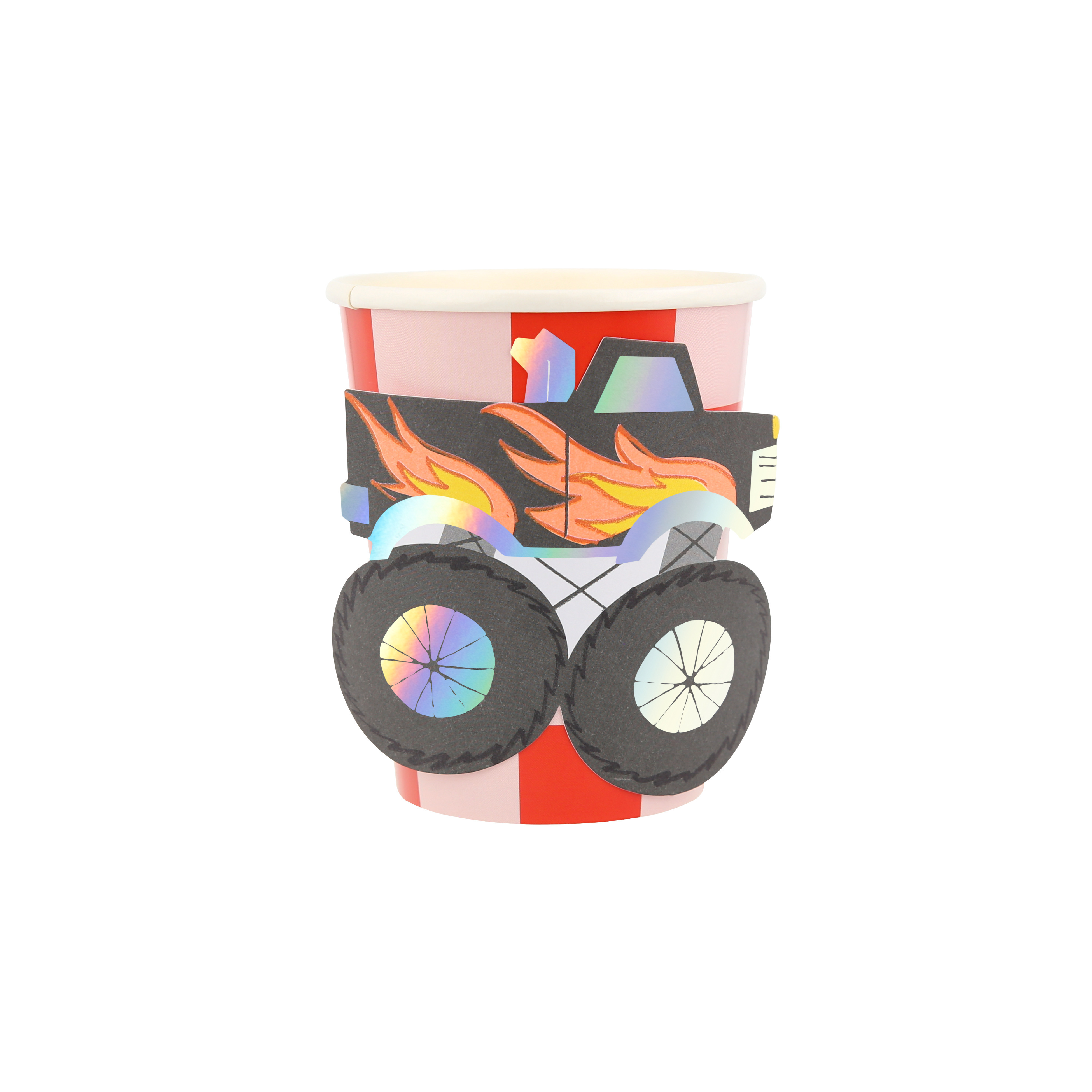 Meri Meri Monster truck party bekertjes