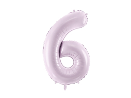 Party Deco lila cijfer 72 cm (altijd op voorraad)