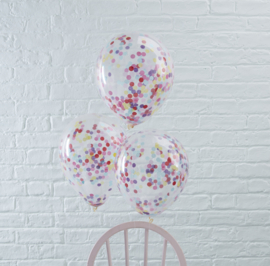 Confetti setje 5 stuks