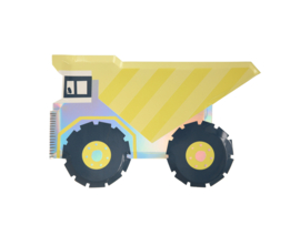 Meri Meri dumper truck bordjes