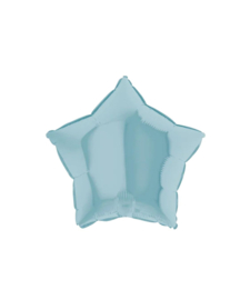 Pastel blauwe ster
