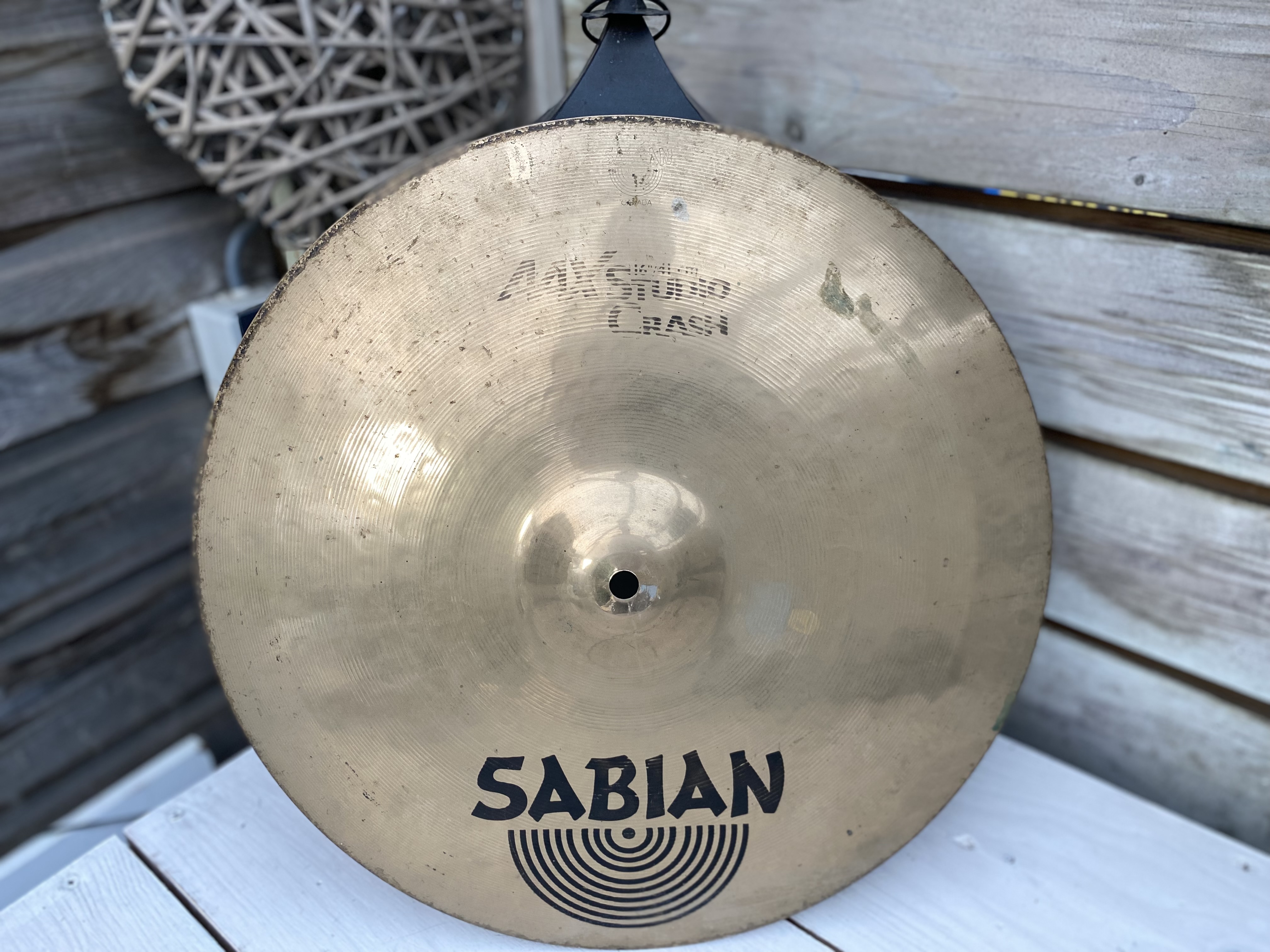 Sabian AAX studio crash 16”