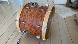 Pearl Session series 22x16” Dark Burlwood (1997)