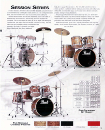 Pearl DX-210ED Session series tom 10x10” Dark Burlwood