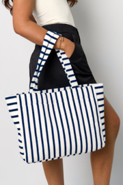 Strandtas Gestreept