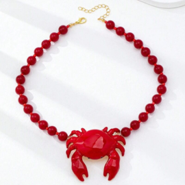 Kralen ketting Krab